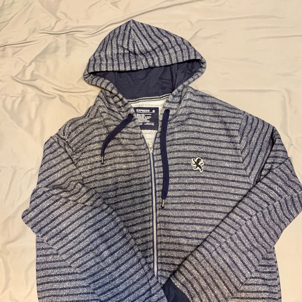 Men’s full zip sweater hoodie express size XL